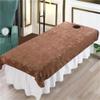 Beauty Salon Massage Soft Massage Sheet Cover Professional SPA Massage Table Cover Elastic Beauty Salon Massage Oil-resistant Beauty Salon Bed Sheets Breathable With Breathing Hole-C 47x75inch(120x190 view 1