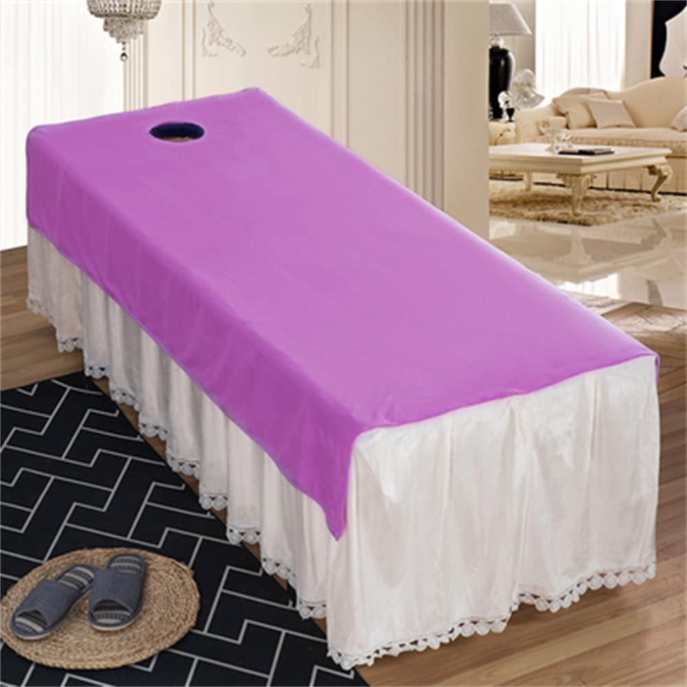 Beauty Massage SPA Couch Cover Solid Color Salon Bed Sheet Cover Oil-resistant Beauty Couch Cover For Massage Tables Bed Treatment Protection Anti-slip For Massage Tables And Spas-B 31x75inch(80x190cm