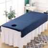 Beauty Bed Sheet Cover Professional Beauty Salon Massage Reusable Beauty Salon Massage SPA Center Bed Sheets Solid Color Massage Table Sheet Set Breathable For Massagetable And Spa-H 47x75inch(120x190 view 1