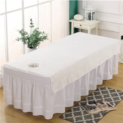 Beauty Bed Sheet Cover Professional Beauty Salon Massage Reusable Beauty Salon Massage SPA Center Bed Sheets Solid Color Massage Table Sheet Set Breathable For Massagetable And Spa-G 47x75inch(120x190