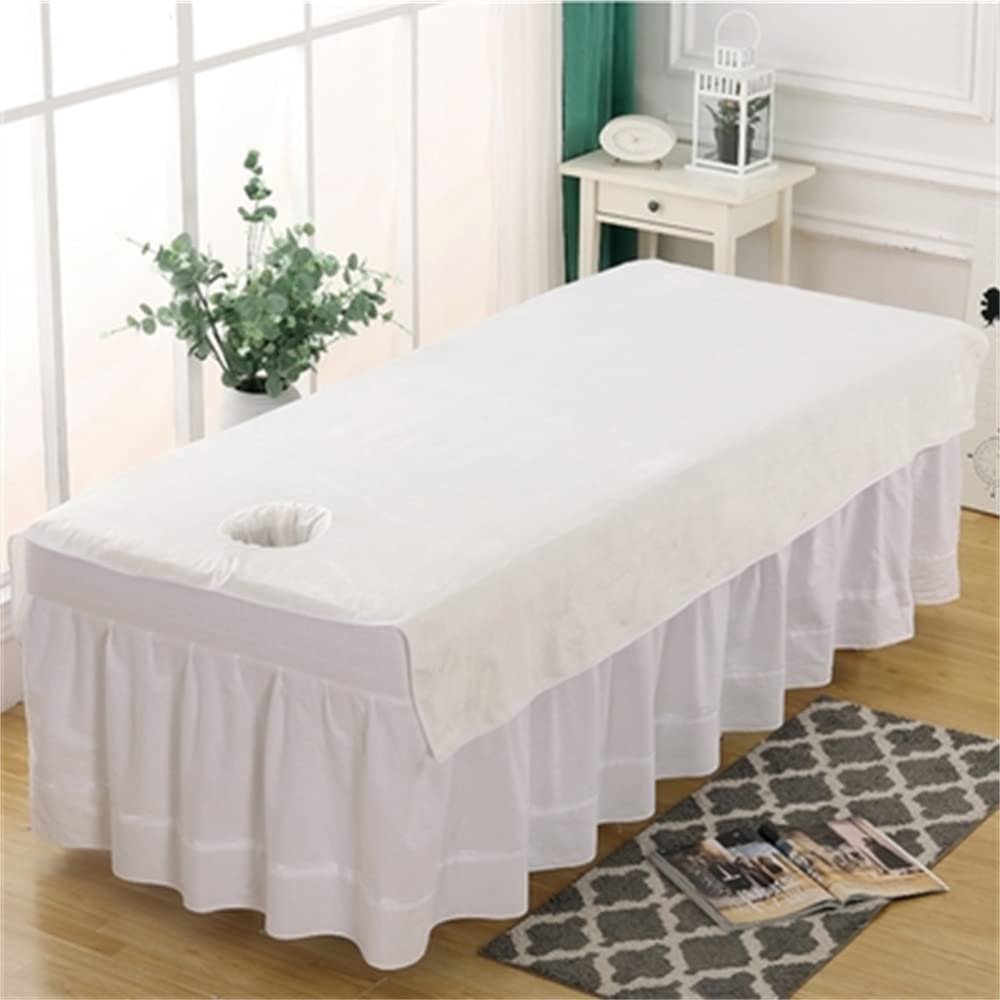 Beauty Bed Sheet Cover Professional Beauty Salon Massage Reusable Beauty Salon Massage SPA Center Bed Sheets Solid Color Massage Table Sheet Set Breathable For Massagetable And Spa-G 47x75inch(120x190