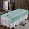 Massage Table Sheet Soft Protective Massage Table Bed Cover Pure Color SPA Massage Table Cover Mat Washable Salon Bed Sheet Cover Fully Wrap Around Sides For Massage Tables And Spa-D 31x75inch(80x190c view 1