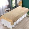 Beauty Salon Massage Soft Massage Sheet Cover Professional SPA Massage Table Cover Elastic Beauty Salon Massage Oil-resistant Beauty Salon Bed Sheets Breathable With Breathing Hole-B 47x75inch(120x190 view 1
