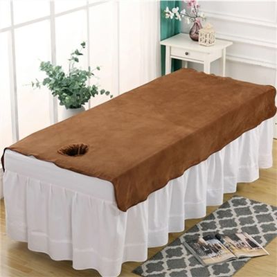 Beauty Bed Sheet Cover Professional Beauty Salon Massage Reusable Beauty Salon Massage SPA Center Bed Sheets Solid Color Massage Table Sheet Set Breathable For Massagetable And Spa-J 47x75inch(120x190
