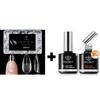 Modelones Fake Nail Tips 510Pcs Almond Shape Medium Clear 15 Sizes and 9 in One Gel Nail Glue Prep Dehydrator view 1