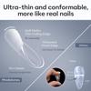 Modelones Fake Nail Tips 510Pcs Almond Shape Medium Clear 15 Sizes and 9 in One Gel Nail Glue Prep Dehydrator view 2