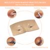 Makeup Practice Face Board, Resusable 3D Makeup Mannequin Face, Eyes Makeup Practice Face with Makeup Kit for Makeup Student and Beginner to Practice Eyeshadow Eyeliner Eyebrow Makeup & Lash Extension view 3