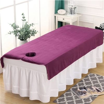 Beauty Bed Sheet Cover Professional Beauty Salon Massage Reusable Beauty Salon Massage SPA Center Bed Sheets Solid Color Massage Table Sheet Set Breathable For Massagetable And Spa-E 31x75inch(80x190c