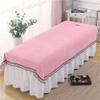 SPA Massage Table Cover Mat Waterproof SPA Massage Table Cover Pure Color Beauty Massage SPA Couch Cover Anti-slip Beauty Salon Spa Massage Table Cloth Breathable Withbreathinghole-C 47x79inch(120x200 view 1