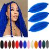 16Inch Afro Twist Hair 3Packs Pre-Separated Springy Afro Twist Hair (16 Inch (Pack of 3), Blue)  view 1