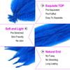 16Inch Afro Twist Hair 3Packs Pre-Separated Springy Afro Twist Hair (16 Inch (Pack of 3), Blue)  view 3