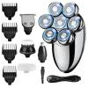 FASTDEER Head Shavers for Bald Men, 5 in 1 Electric Shavers 7D Independently 7 Cutter Floating Head Waterproof Razor Multifunction USB Hair Cutting Beard Trimmer for Men view 1