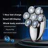 FASTDEER Head Shavers for Bald Men, 5 in 1 Electric Shavers 7D Independently 7 Cutter Floating Head Waterproof Razor Multifunction USB Hair Cutting Beard Trimmer for Men view 2