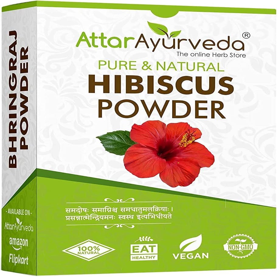 BETT Attar Ayurveda Hibiscus Powder for Hair Growth (100 Grams) (100 Grams)