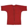 TOPTIE Custom Embroidered Barber Haircut Cape Apron Hair Grooming Smock Jacket with Pockets, low water permeability SPA Salon Gown-Red view 3