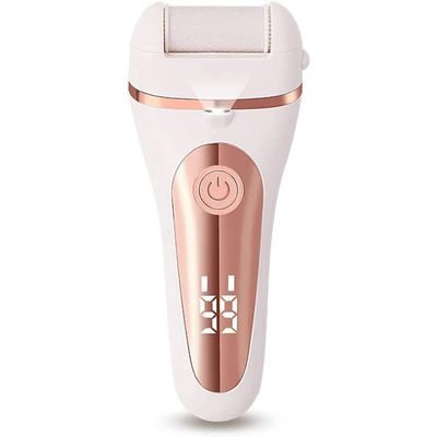 OJOINK Electric Callus Remover for Feet, Rechargeable 3 Roller Heads 2 Speeds,Feet Care for Dead, Hard Cracked Dry Skin
