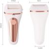 OJOINK Electric Callus Remover for Feet, Rechargeable 3 Roller Heads 2 Speeds,Feet Care for Dead, Hard Cracked Dry Skin view 3