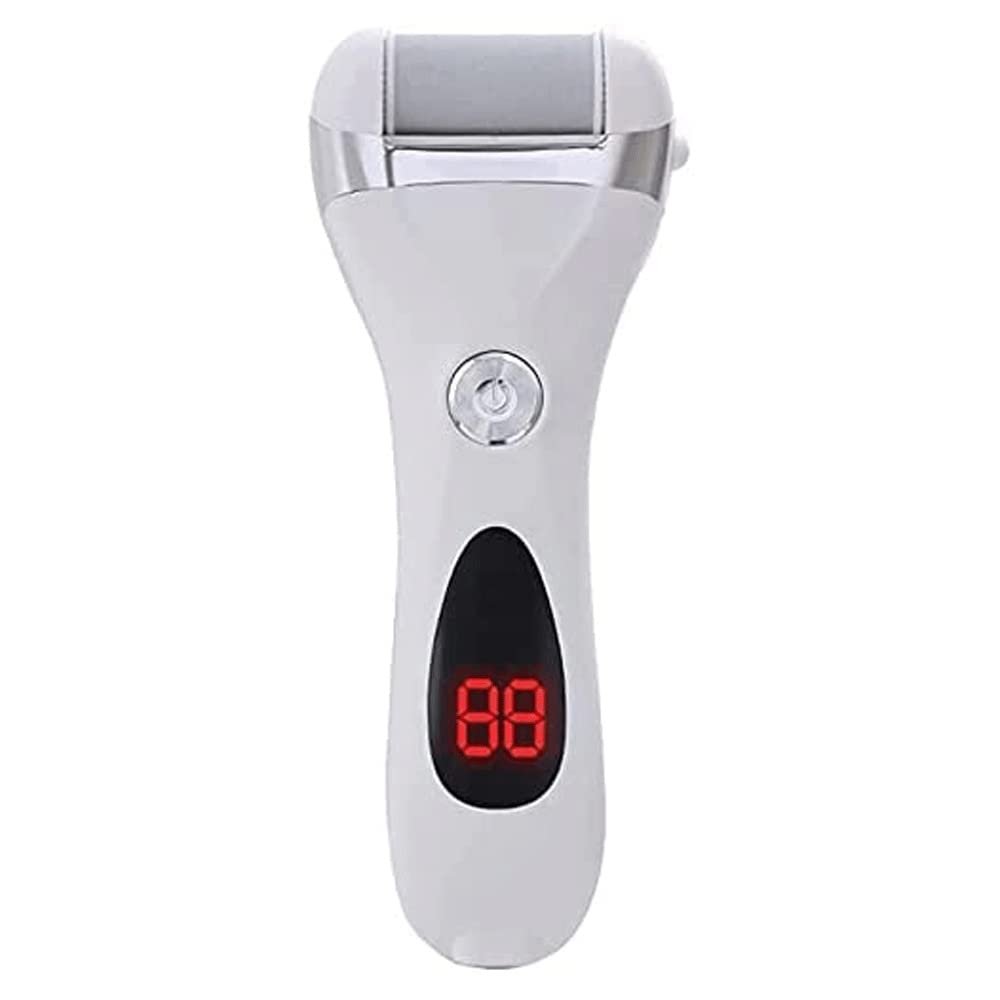 OJOINK Electric Feet Callus Remover, LED Battery Display, Rechargeable Foot Callus Remover for Cracked Heels Callus and Dead Skin