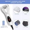 OJOINK Electric Feet Callus Remover, LED Battery Display, Rechargeable Foot Callus Remover for Cracked Heels Callus and Dead Skin view 3
