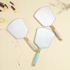 YCHMIR Handheld Mirror with HandleBarber Hairdressing Handheld Mirrorfor for Salon (White) view 3