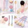 Magik 2-4Pc Long Handle Bath Brush Back Scrub Scrubber Shower Body Skin Exfoliating (4 Pack) view 2