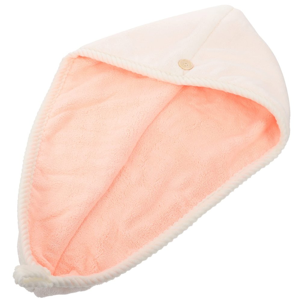 minkissy Hair Drying Towel Wrap Fleece Water-Absorbent Hair Hat for Quick Drying Comfortable Head Wrap for Women and Girls Reduces Frizz and Breakage