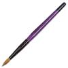 PANA Pure Kolinsky Hair Acrylic Nail Brush - Round Shape Black Ferrule with Purple Wood Handle (Size 8) - for Acrylic Nail Application, Nail Extension Manicure Pedicure Salon Beginner and Professional view 1