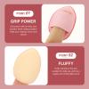 Beavorty Miniature Fingertip 7pcs Powder for Face Dry/wet Suitable Comfortable and Easy to Clean Makeup Tools Random Color view 2