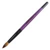 PANA Pure Kolinsky Hair Acrylic Nail Brush - Round Shape Black Ferrule with Purple Wood Handle (Size 12) - for Acrylic Nail Application Nail Extension Manicure Pedicure Salon Beginner and Professional view 1