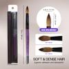 PANA Pure Kolinsky Hair Acrylic Nail Brush - Round Shape Black Ferrule with Purple Wood Handle (Size 12) - for Acrylic Nail Application Nail Extension Manicure Pedicure Salon Beginner and Professional view 3