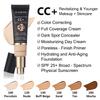 Air Cushion CC Cream Natural Foundation,PHOERA CC+ Cream Color Correcting Anti Aging Hydrating Serum &SPF 25+,PHOERA Primer, Kabuki Brush Foundation Makeup Sponge(#04Buff Beige CC+140 Buff Beige) view 3