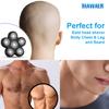 MAWAER Universal 6 Blade Head Shaver Replacement Heads for Freedom Gold Shaver & Compatible Brands, Black, Men's Electric Shaver Replacement Head view 4