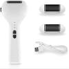 OJOINK Electric Callus Remover for Feet, Rechargeable 3 Roller Heads, Feet Care for Dead, Hard Cracked Dry Skin view 3