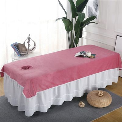 Beauty Salon Massage SPA Center Bed Sheets Waterproof Massage Table Sheet Set Reusable Beauty Salon Bed Sheets Solid Color SPA Salon Table Cover Professional For Beauty Salon Spa-C 47x87inch(120x220cm