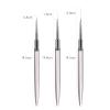 KADS Nail Art Liner Brushes Kolinsky Nail Art Brush Liner Brush UV Gel Polish Painting Nail Design Brush Metal Handle Nail Drawing Pens 8/15/20mm (8mm+15mm+20mm) view 4