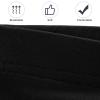 3 Pieces Satin Lined Dread Loc Cap Long Braid Cap Elastic Dreadlock Tube Sock for Full Cover Hair Stocking Night Sleep Bonnet (Black) view 3