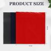 3 Pieces Satin Lined Dread Loc Cap Long Braid Cap Elastic Dreadlock Tube Sock for Full Cover Hair Stocking Night Sleep Bonnet (Navy, Red, Black) view 2