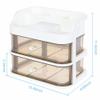 ZnranyiiXY Acrylic Cosmetics Makeup and Jewelry Storage Organizer Case Display with Drawers view 2