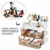 ZnranyiiXY Acrylic Cosmetics Makeup and Jewelry Storage Organizer Case Display with Drawers view 3