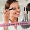 Metiplou 2 in1 Midnight Black Eyeshadow Stick Cream Shimmer Smooth Eyeshadow Pencil Hypoallergenic Waterproof Long Lasting Eye shadow (18 Midnight Black) view 2