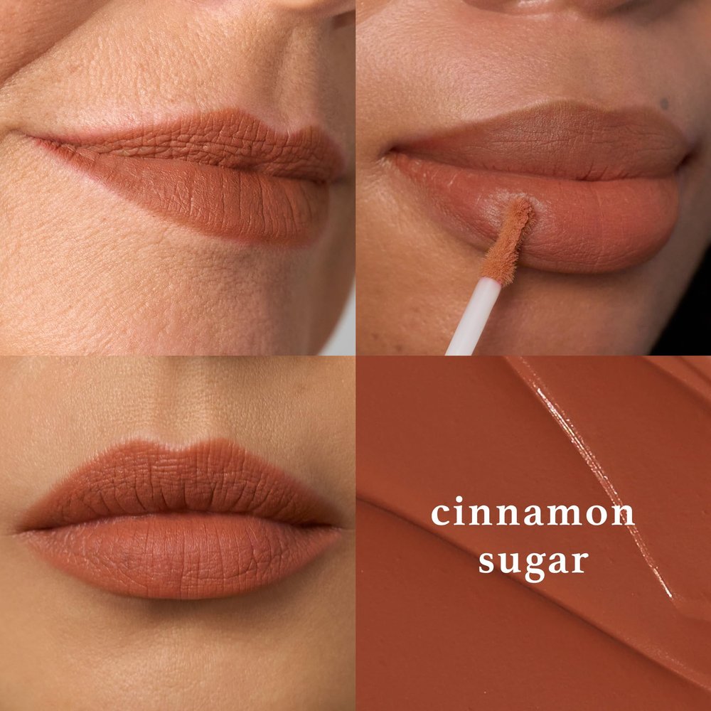 Julep It's Whipped Matte Lip Mousse - Cinnamon Sugar - Long-Lasting Liquid Lipstick - Non-Drying Velvety Finish - Moisturizing Shea Butter