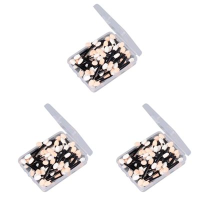 LALAFINA 150pcs Disposable Dual Sided Eyeshadow Applicators for Makeup Sponge Brushes for Easy Eye Shadow Application for and Everyday Use