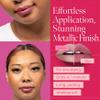 Aromi Dusty Rose Metallic Liquid Lipstick | Rosy Pink Chestnut Lip Color with Shimmery Finish, Vegan, Cruelty-free, Long-lasting, Waterproof (Alpine Bloom) view 4