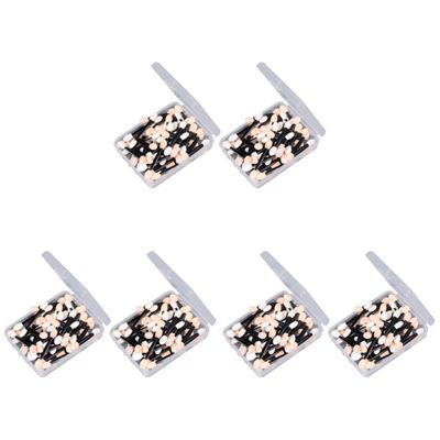 LALAFINA 300pcs Disposable Dual Sided Eyeshadow Brushes Soft Material for Smooth Application for Professional Makeup Parties and Everyday Use
