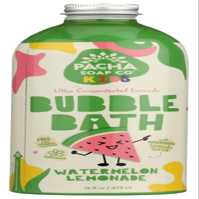 PACHA SOAP Kids Watermelon Lemonade Bubble Bath, 16 FZ