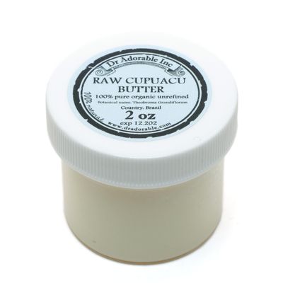 Dr Adorable - 2 oz - Cupuacu Butter - Exotic Unrefined Pure Natural Organic Cold Pressed