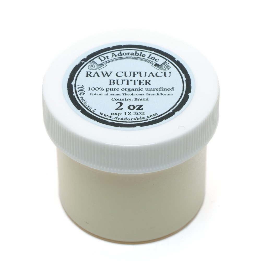 Dr Adorable - 2 oz - Cupuacu Butter - Exotic Unrefined Pure Natural Organic Cold Pressed