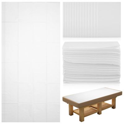 60Pcs Disposable Bed Sheets,3170 Inch Bed Cover Massage Table Sheet for Lash Spa Bed, Fitted Sheet Replacement Bed Cover