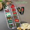 NinthAvenue Basics 3D Acrylic Flower Nail Art Charms - 24pcs, Christmas view 2
