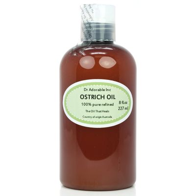 Dr Adorable - 8 oz - Ostrich Oil - 100% Pure Natural Premium Organic